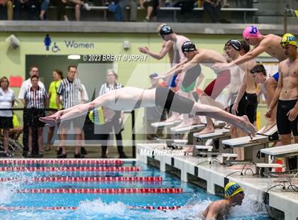 Thumbnail 3 in CHSAA 4A Boys Swimming - State Championship photogallery.