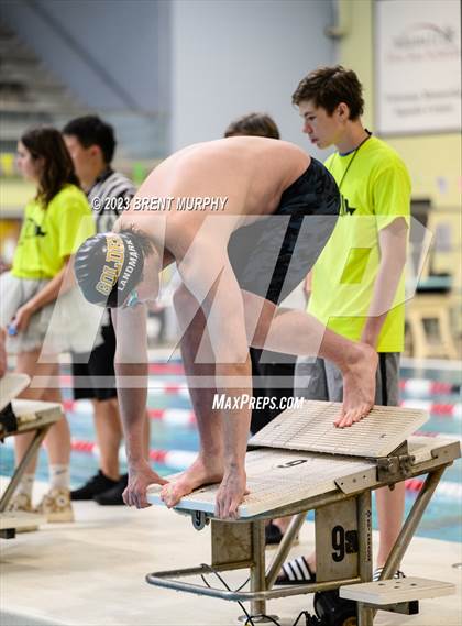 Thumbnail 3 in CHSAA 4A Boys Swimming - State Championship photogallery.
