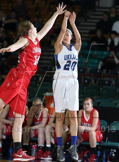 Thumbnail 3 in Grandview vs. Chaparral (CHSAA 5A Great 8) photogallery.
