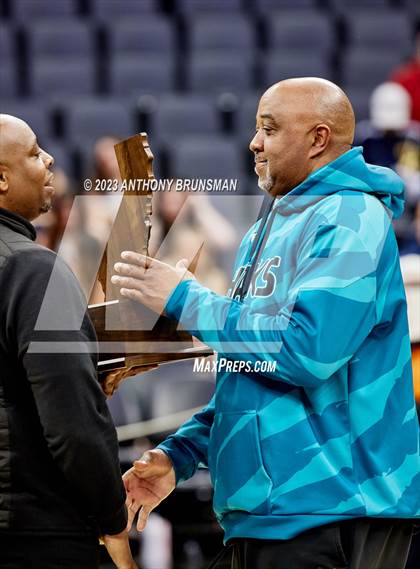 Thumbnail 1 in Santiago vs. Oakland Tech (CIF State D1 Final - Pregame/Postgame) photogallery.