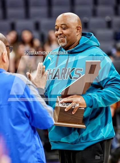 Thumbnail 2 in Santiago vs. Oakland Tech (CIF State D1 Final - Pregame/Postgame) photogallery.