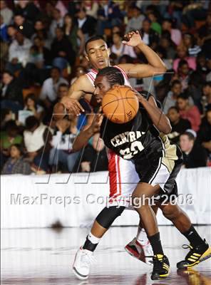 Thumbnail 1 in Commerce vs Central (Spalding Hoophall Classic) photogallery.