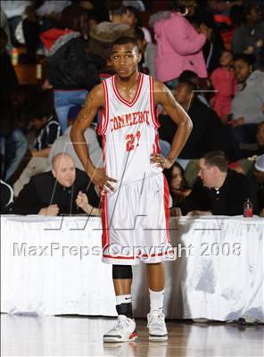 Thumbnail 3 in Commerce vs Central (Spalding Hoophall Classic) photogallery.