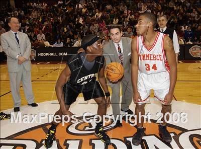 Thumbnail 3 in Commerce vs Central (Spalding Hoophall Classic) photogallery.