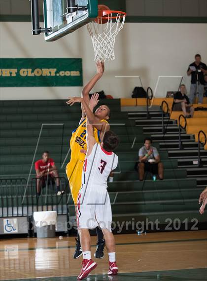 Thumbnail 2 in Creekview vs Samuel (Carrollton-Farmers Branch Basketball Classic) photogallery.
