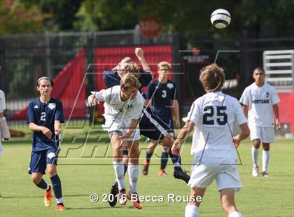 Thumbnail 3 in Covenant Day vs Myers Park (Soccer for a Cure) photogallery.