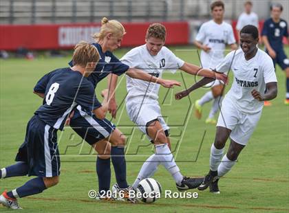 Thumbnail 1 in Covenant Day vs Myers Park (Soccer for a Cure) photogallery.