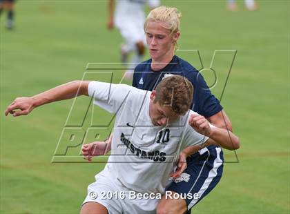 Thumbnail 1 in Covenant Day vs Myers Park (Soccer for a Cure) photogallery.