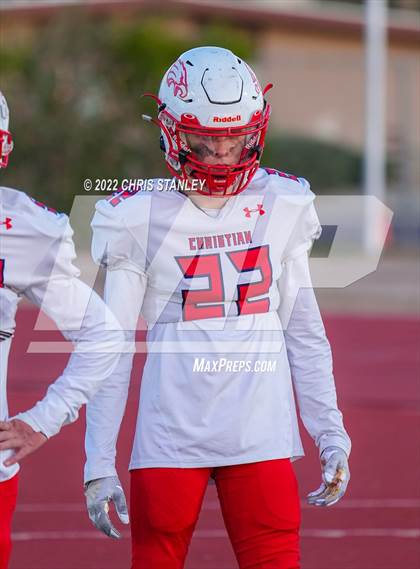 Thumbnail 3 in Scottsdale Christian Academy @ Morenci (AIA - 2A Semifinals) photogallery.