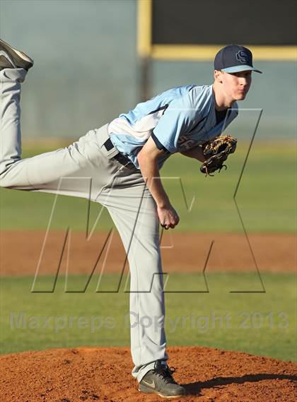 Thumbnail 3 in Crespi vs Saugus (VIBL Playoffs) photogallery.