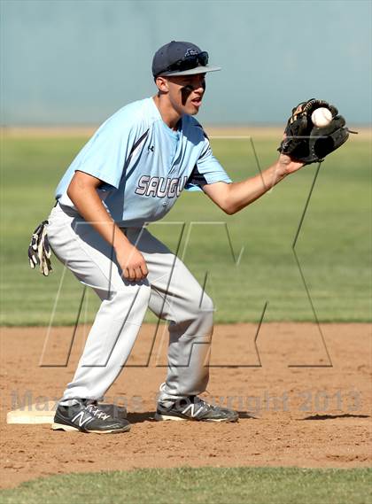Thumbnail 3 in Crespi vs Saugus (VIBL Playoffs) photogallery.