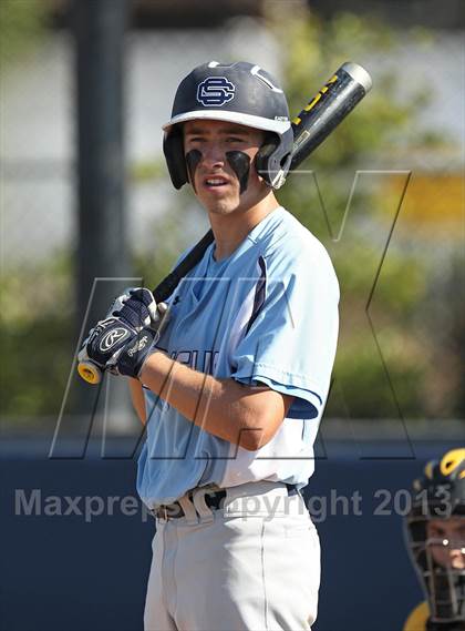 Thumbnail 3 in Crespi vs Saugus (VIBL Playoffs) photogallery.