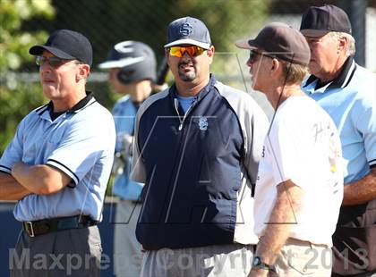 Thumbnail 3 in Crespi vs Saugus (VIBL Playoffs) photogallery.
