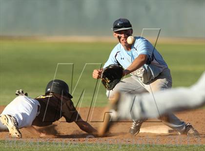 Thumbnail 3 in Crespi vs Saugus (VIBL Playoffs) photogallery.