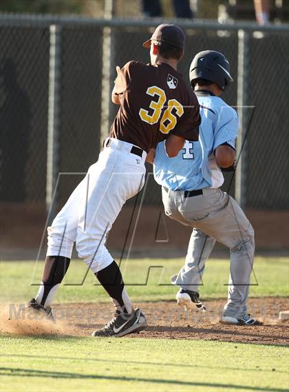 Thumbnail 1 in Crespi vs Saugus (VIBL Playoffs) photogallery.