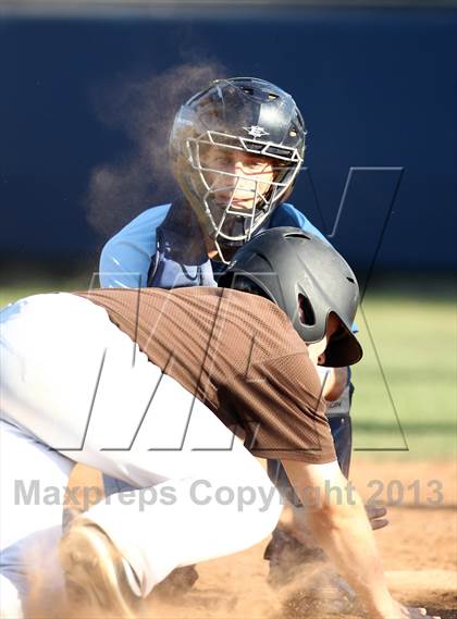 Thumbnail 1 in Crespi vs Saugus (VIBL Playoffs) photogallery.