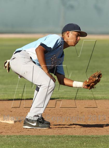 Thumbnail 1 in Crespi vs Saugus (VIBL Playoffs) photogallery.