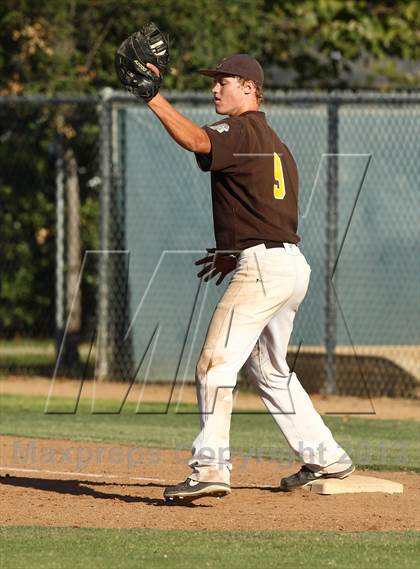 Thumbnail 3 in Crespi vs Saugus (VIBL Playoffs) photogallery.