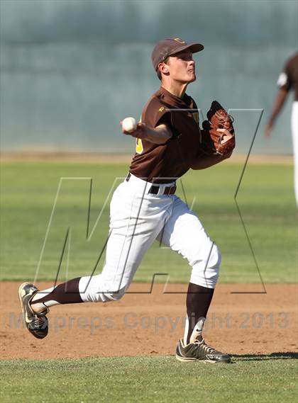 Thumbnail 3 in Crespi vs Saugus (VIBL Playoffs) photogallery.