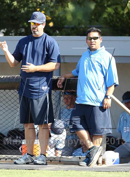 Thumbnail 1 in Crespi vs Saugus (VIBL Playoffs) photogallery.