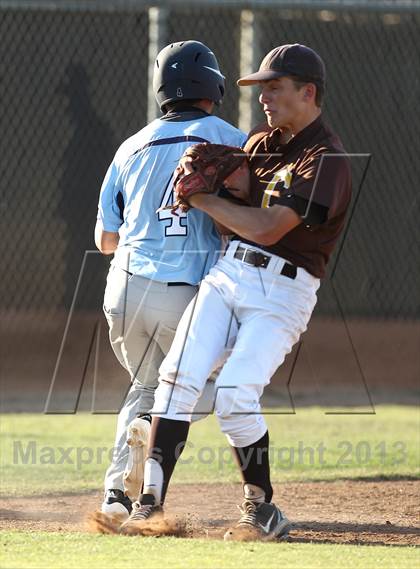 Thumbnail 2 in Crespi vs Saugus (VIBL Playoffs) photogallery.