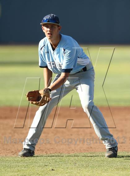 Thumbnail 2 in Crespi vs Saugus (VIBL Playoffs) photogallery.