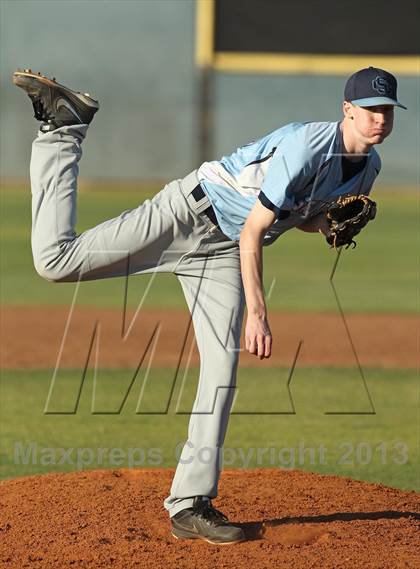 Thumbnail 2 in Crespi vs Saugus (VIBL Playoffs) photogallery.