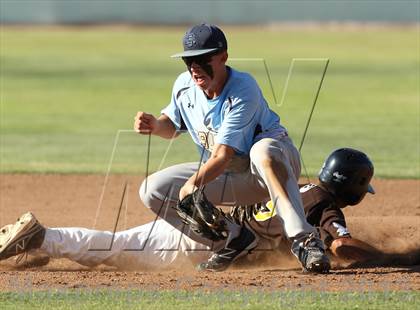 Thumbnail 2 in Crespi vs Saugus (VIBL Playoffs) photogallery.