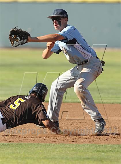 Thumbnail 1 in Crespi vs Saugus (VIBL Playoffs) photogallery.