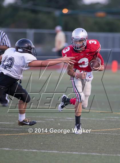 Thumbnail 1 in Marcus Freshmen Red vs Mansfield photogallery.