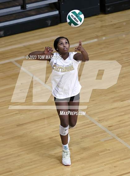 Thumbnail 3 in Charlotte Country Day School vs  Davidson Day (Scrimmage) photogallery.