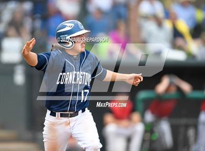 Thumbnail 3 in Cornerstone Christian Academy vs. Haxtun - (CHSAA 1A Semifinal) photogallery.