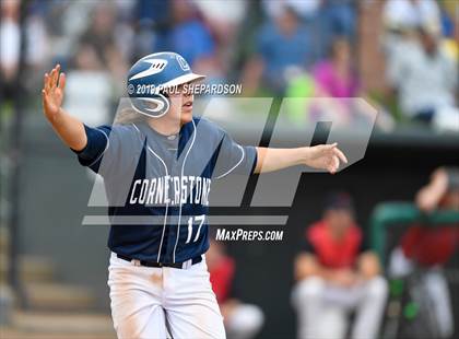Thumbnail 2 in Cornerstone Christian Academy vs. Haxtun - (CHSAA 1A Semifinal) photogallery.