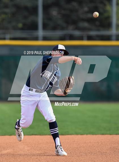 Thumbnail 1 in Cornerstone Christian Academy vs. Haxtun - (CHSAA 1A Semifinal) photogallery.