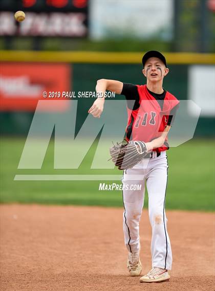 Thumbnail 1 in Cornerstone Christian Academy vs. Haxtun - (CHSAA 1A Semifinal) photogallery.