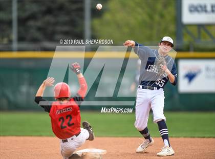 Thumbnail 1 in Cornerstone Christian Academy vs. Haxtun - (CHSAA 1A Semifinal) photogallery.
