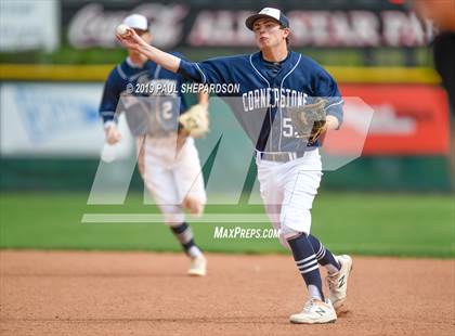 Thumbnail 1 in Cornerstone Christian Academy vs. Haxtun - (CHSAA 1A Semifinal) photogallery.