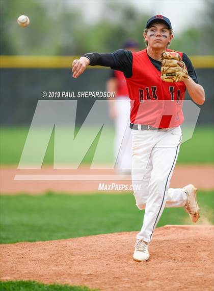 Thumbnail 2 in Cornerstone Christian Academy vs. Haxtun - (CHSAA 1A Semifinal) photogallery.