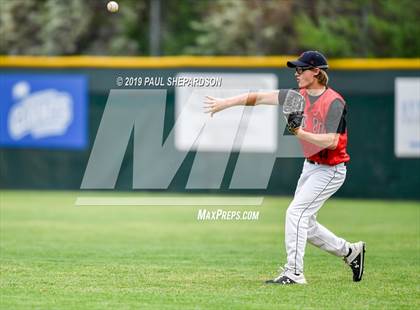 Thumbnail 1 in Cornerstone Christian Academy vs. Haxtun - (CHSAA 1A Semifinal) photogallery.