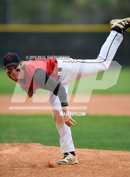 Thumbnail 3 in Cornerstone Christian Academy vs. Haxtun - (CHSAA 1A Semifinal) photogallery.