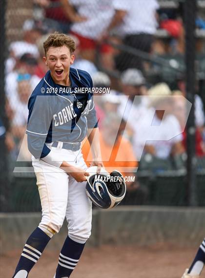 Thumbnail 1 in Cornerstone Christian Academy vs. Haxtun - (CHSAA 1A Semifinal) photogallery.
