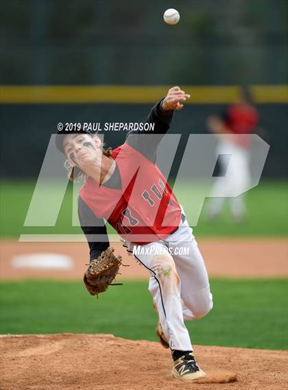 Thumbnail 1 in Cornerstone Christian Academy vs. Haxtun - (CHSAA 1A Semifinal) photogallery.