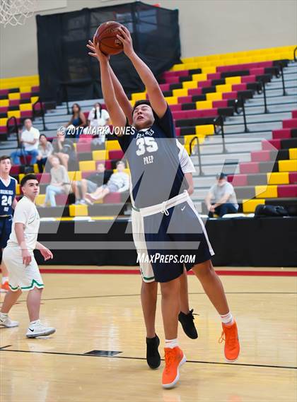 Thumbnail 2 in Rolling Hills Prep vs. St. Mary's (Hoophall West) photogallery.
