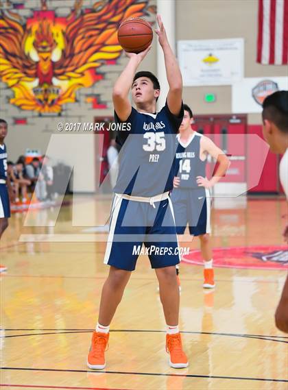 Thumbnail 3 in Rolling Hills Prep vs. St. Mary's (Hoophall West) photogallery.