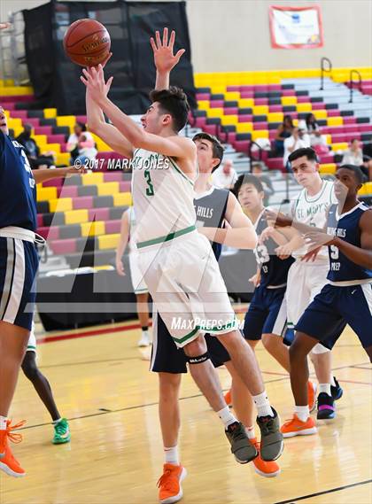Thumbnail 3 in Rolling Hills Prep vs. St. Mary's (Hoophall West) photogallery.