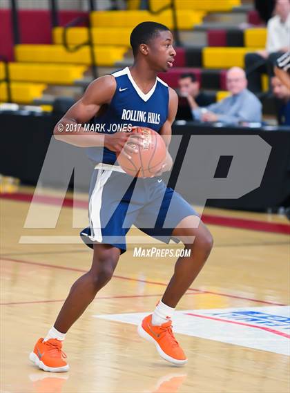 Thumbnail 1 in Rolling Hills Prep vs. St. Mary's (Hoophall West) photogallery.