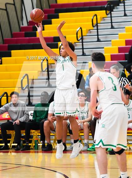 Thumbnail 2 in Rolling Hills Prep vs. St. Mary's (Hoophall West) photogallery.