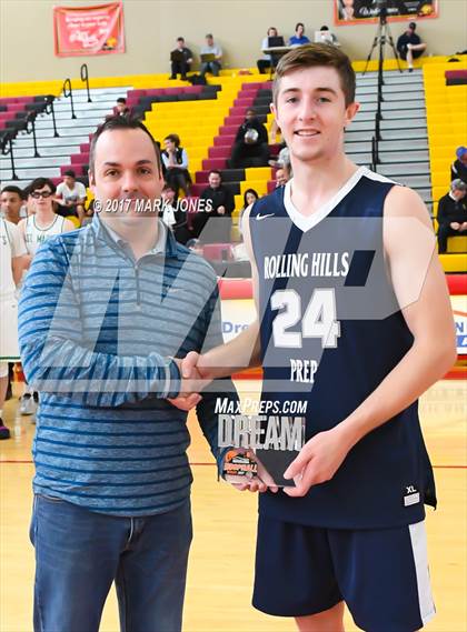 Thumbnail 1 in Rolling Hills Prep vs. St. Mary's (Hoophall West) photogallery.