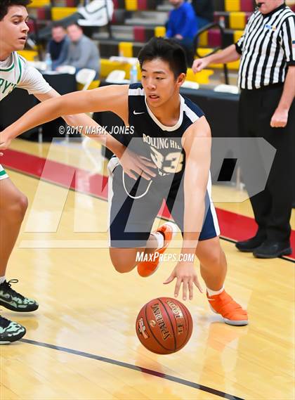 Thumbnail 1 in Rolling Hills Prep vs. St. Mary's (Hoophall West) photogallery.