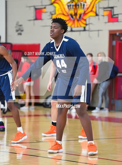Thumbnail 2 in Rolling Hills Prep vs. St. Mary's (Hoophall West) photogallery.